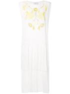 Megan Park 'ari' Midi Dress, Women's, Size: 12, White, Viscose