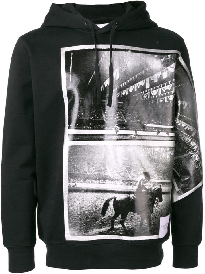 Calvin Klein Jeans Photographic Print Hoodie - Black