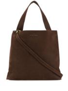 Orciani Logo Top-handle Tote - Brown