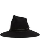 Gigi Burris Millinery Wide Brim Hat, Women's, Size: Medium/large, Black, Wool Felt