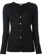 N.peal - Superfine V-neck Cardigan - Women - Cashmere - S, Black, Cashmere