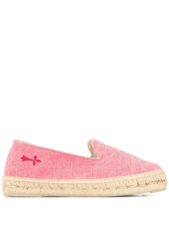Manebi Slip On Espadrilles - Pink