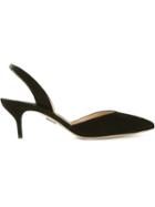 Paul Andrew Rhea Pumps, Women's, Size: 36, Black, Suede/leather