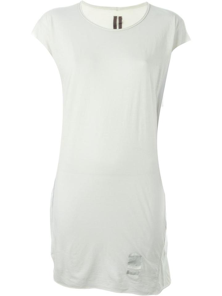 Rick Owens Drkshdw Cap Sleeve T-shirt, Women's, Size: M, Nude/neutrals, Cotton