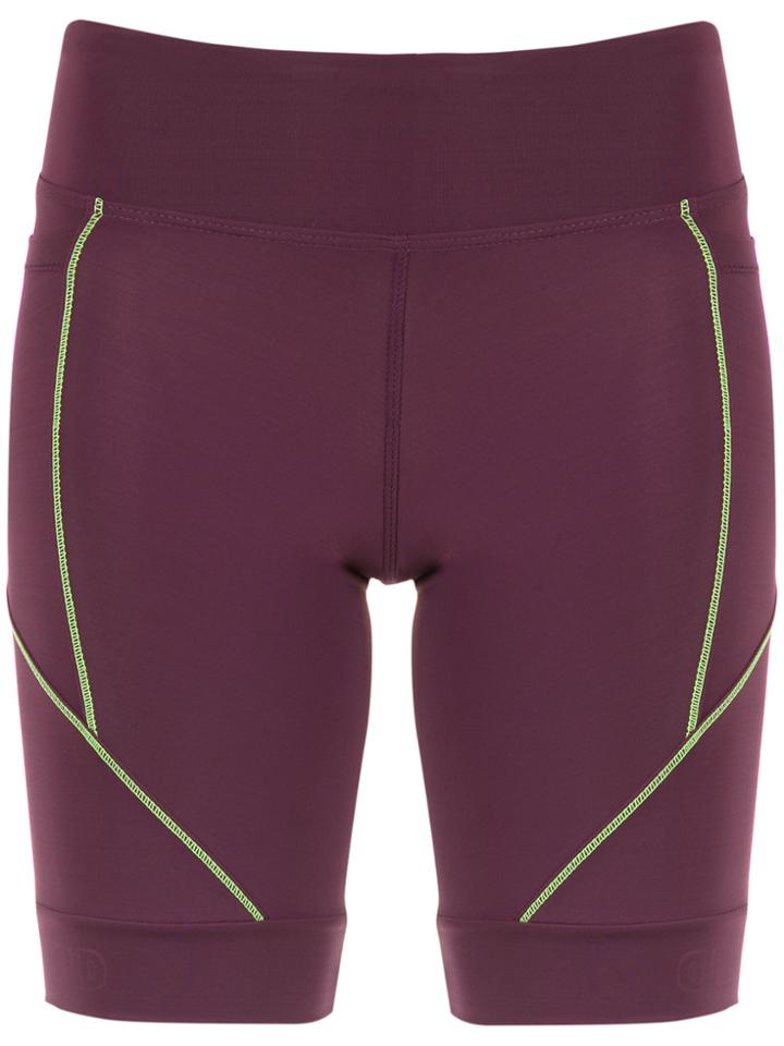 Track & Field Power Run Panelled Shorts - Pink & Purple