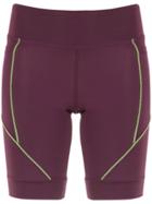Track & Field Power Run Panelled Shorts - Pink & Purple
