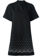 Alexander Wang Eyeylet Embellished Dress - Black