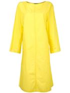 Sofie D'hoore Minimal Tunic Midi Dress, Women's, Size: 36, Yellow/orange, Cotton