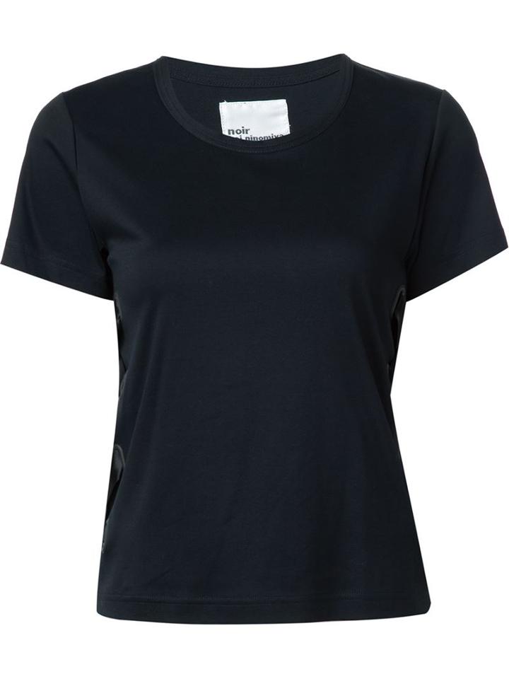Comme Des Garçons Noir Kei Ninomiya Lace-up Side T-shirt