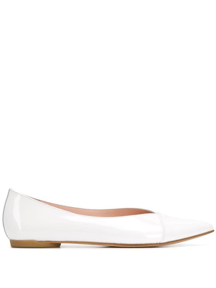 Repetto Pointed Ballerina Shoes - White