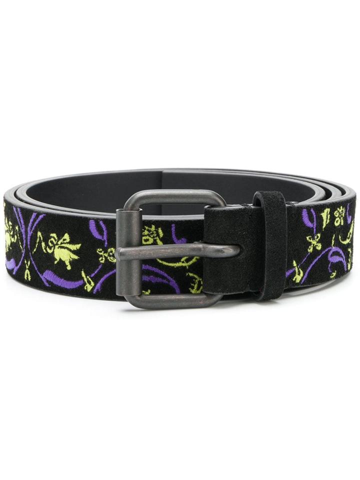 Haider Ackermann Arabic Flower Belt - Black