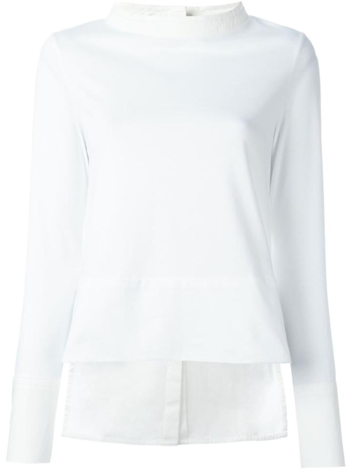 Marni Funnel Neck Blouse, Women's, Size: 42, Black, Cotton