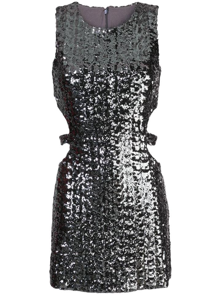 Haney Twiggy Mini Dress - Silver