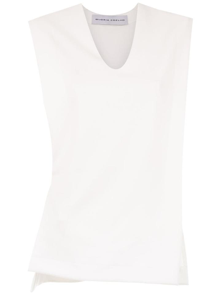 Gloria Coelho Panelled Top - White