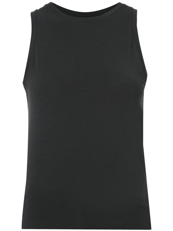 Nimble Activewear Tie Up Gather Tank Top - Black