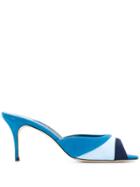 Manolo Blahnik Apoyo 70sue4116/4539/4056 - Blue