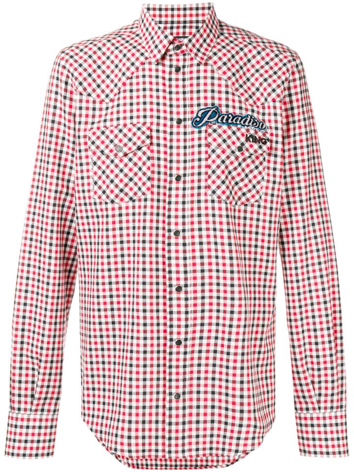 Dolce & Gabbana Tartan Check Shirt - Red
