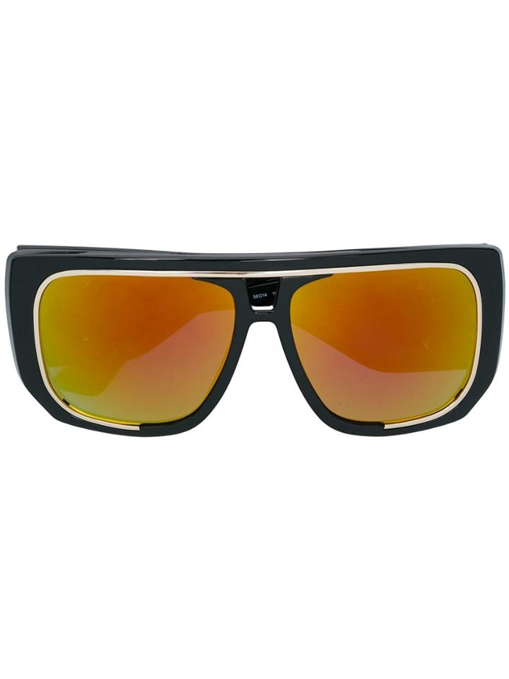 Moschino Eyewear Oversized Sunglasses - Black