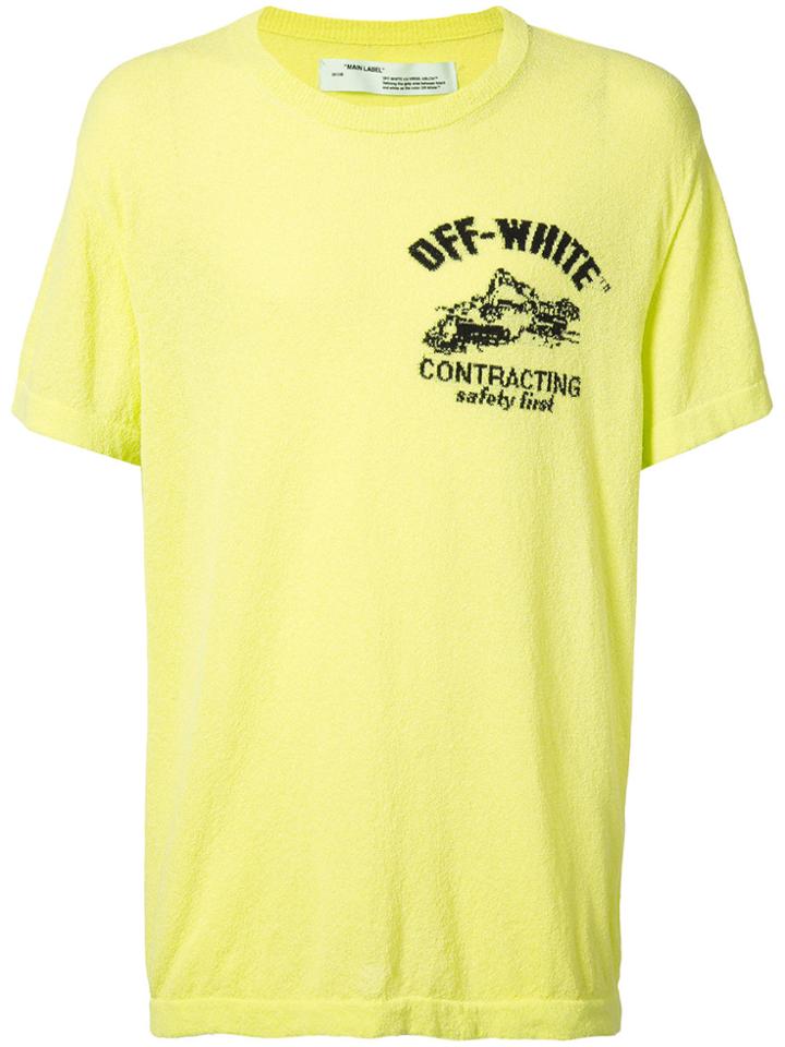 Off-white Construction T-shirt - Green