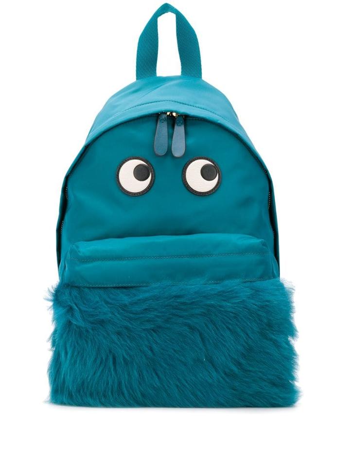 Anya Hindmarch Eyes Backpack - Blue