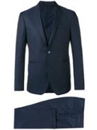 Tagliatore - Pinstripe Three Piece Suit - Men - Cupro/wool - 52, Blue, Cupro/wool