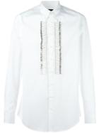 Dsquared2 Safety Pin Shirt, Men's, Size: 50, White, Cotton