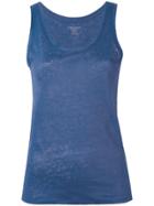 Majestic Filatures Round Neck Tank - Blue
