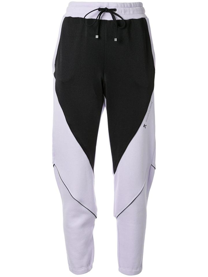 Koral Pose Matte Track Pants - Purple