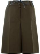 Sacai Knee-length Shorts - Green