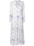 Local Floral Print Maxi Dress - White