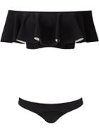 Lisa Marie Fernandez 'mira' Flounce Bikini - Black