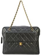 Chanel Vintage Large Camera Case Bag - Black