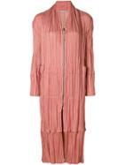 Issey Miyake Vintage Pleated Coat - Yellow & Orange