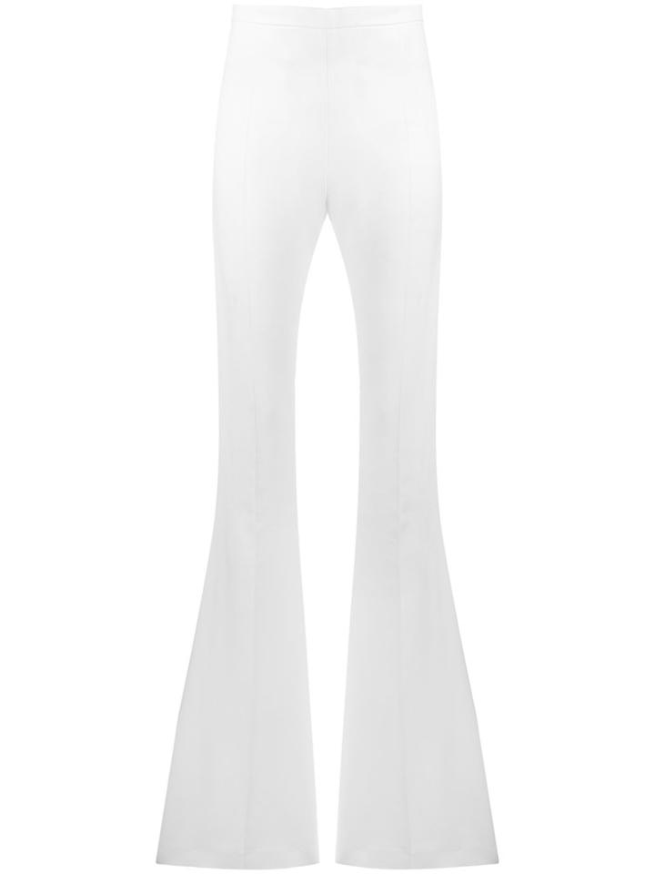 Antonio Berardi - Flared Trousers - Women - Spandex/elastane/rayon - 42, White, Spandex/elastane/rayon