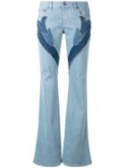 Roberto Cavalli - Flared Jeans - Women - Cotton/spandex/elastane - 42, Blue, Cotton/spandex/elastane