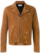 The Kooples - Vintage Biker Jacket - Men - Goat Skin/polyester/acetate/cupro - L, Nude/neutrals, Goat Skin/polyester/acetate/cupro