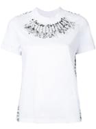 Coohem - Tweed Details T-shirt - Women - Cotton/nylon/polyester - 38, White, Cotton/nylon/polyester