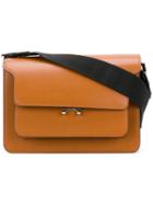 Marni - Trunk Medium Shoulder Bag - Women - Calf Leather - One Size, Brown, Calf Leather