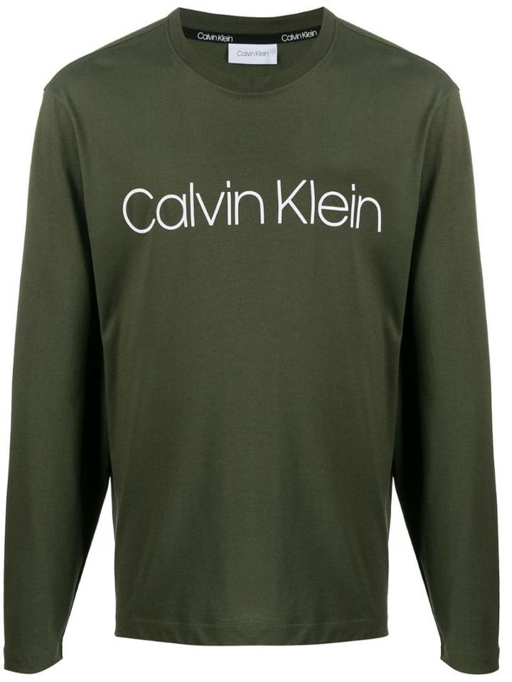 Calvin Klein Logo Print Sweatshirt - Green