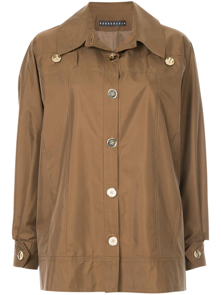 Nino Babukhadia Elongated Loose Jacket - Brown
