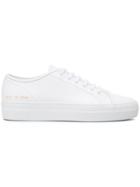 Common Projects White Tournament Leather Sneakers