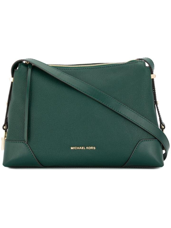 Michael Michael Kors Crosby Medium Shoulder Bag - Green