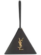 Saint Laurent Monogram Triangle Bag - Black