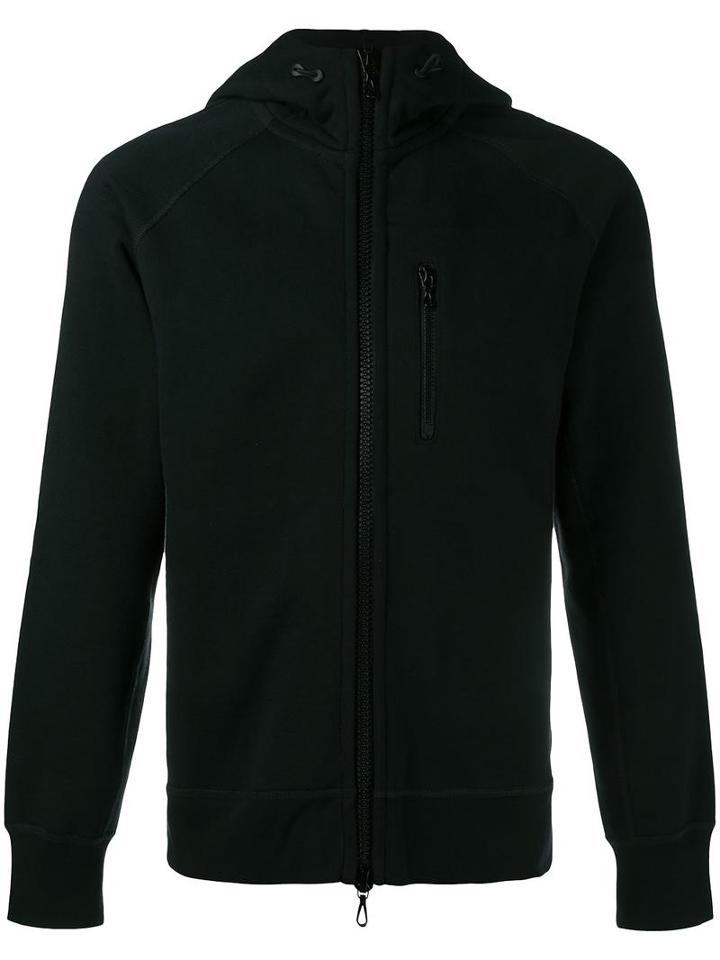 Rag & Bone Zipped Hoodie, Men's, Size: Small, Black, Cotton