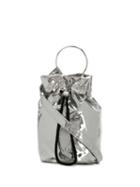 Mm6 Maison Margiela Drawstring Bucket Bag - Silver