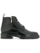 Saint Laurent Biker Ankle Boots - Black