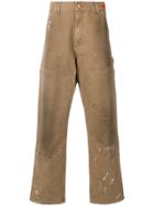 Heron Preston Paint Splash Chinos - Neutrals