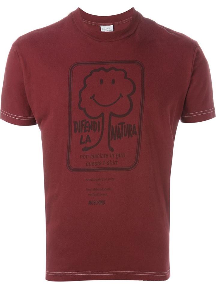 Moschino Vintage Front Print T-shirt