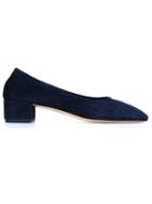 Maryam Nassir Zadeh Roberta Suede Pumps, Women's, Size: 38, Blue, Leather/suede/rubber