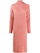 See By Chloé Knitted Jumper Dress - Pink